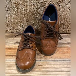 Carter's Toddler Oxford Classic Brown Leather Dress Shoes - Size 10M Toddler